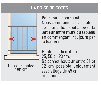 ROYAN Garde-corps de fenêtre acier - Brun & Doutté